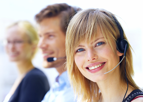 Photo of girl with headset.